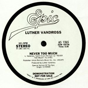 Never Too Much (reissue)