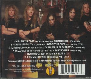 IRON MAIDEN - Tel Aviv: Israel Broadcast 1995 CD at Juno Records.