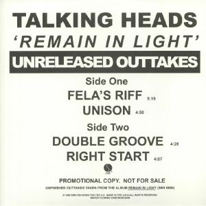 Remain In Light: Unreleased Outtakes (B-STOCK)