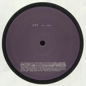 No Undo (warehouse find)