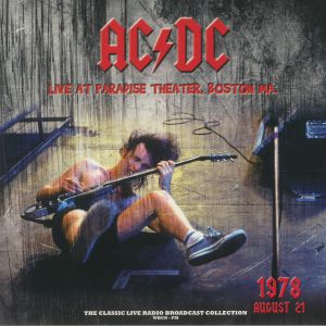 Live At Paradise Theater Boston MA August 21 1978
