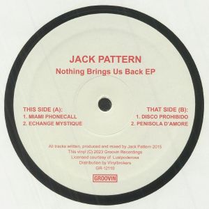 JACK PATTERN - Nothing Brings Us Back EP (reissue) 黑胶唱盘at Juno