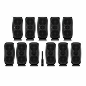 IK Multimedia iLoud MTM MKII Active Studio Monitors & ARC Microphone Immersive Bundle