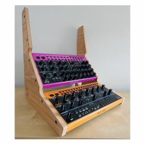 Synths & Wood Behringer Crave/Edge/Spice Oak Veneer Triple Stand