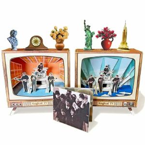 The Beatles First TV Appearance In US (Ed Sullivan Show 1964) Paper Diorama Kit