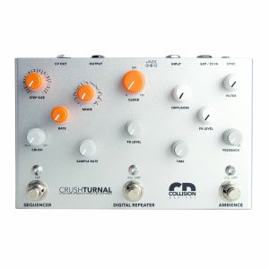 Collision Devices Crushturnal Digital Delay/Sample Reducer/Reverb/Clock Sequencer Effects Pedal