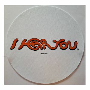 Peggy Gou I Hear You 12" Vinyl Record Slipmat (white, single)