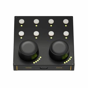 Intech Studio Grid TEK2 2-Jog Wheel/Knob & 8-Button Modular MIDI Controller