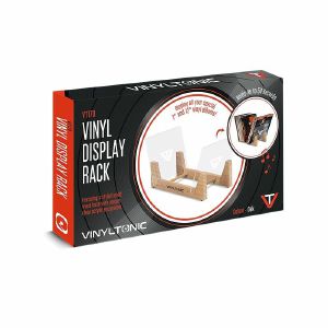 Vinyl Tonic 7" & 12" Vinyl Record Display Rack 50 (oak)
