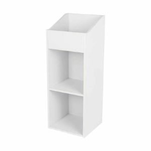 Glorious 12" Vinyl Record Storage Rack 330 (white) (B-STOCK)