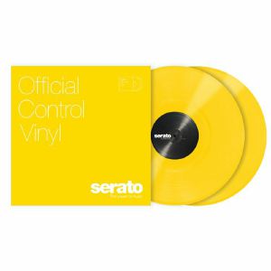 Serato Standard Colours 12" Control Vinyl Records (yellow, pair) (B-STOCK)