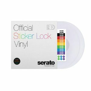 Serato Sticker Lock 12" Control Vinyl Records (clear, pair) (B-STOCK)