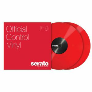 Serato Standard Colours 12" Control Vinyl Records (red, pair) (B-STOCK)