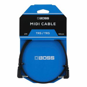 Boss BCC-2-3535 Right-Angle 3.5mm TRS MIDI Cable (0.60m)
