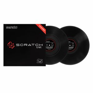 Serato Scratch Live 25th Anniversary Edition 12" Control Vinyl Records (pair, black)