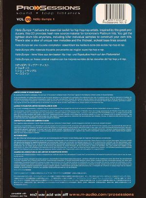 ProSessions Vol 09: Hella Bumps 1 Sample CD (B-STOCK)