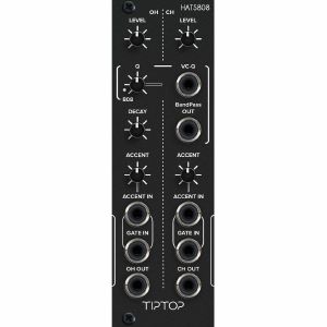 TipTop Audio HATS808 TR-808 Hi-Hats Drum Generator Module (black)