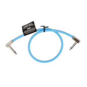 Ernie Ball 18" Flex Effects Pedal Patch Cable (single, blue)