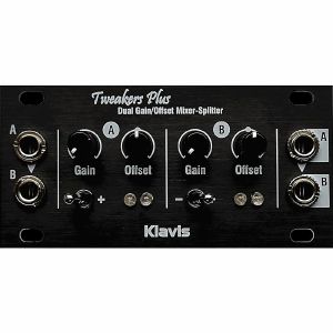 Klavis Tweakers Plus 1U Dual Gain/Offset/Polarity/Mute CV Processor Module