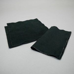 Bags Unlimited Groovy Vinyl Record Cleaning Dry Cloths (pack of 3, black)