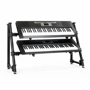 Jaspers 2DT-105B 2-Tier Synthesiser Desktop Stand