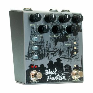 Old Blood Noise Endeavors Black Fountain Stereo Characterful Oil Can Delay Effects Pedal (slate finish)