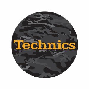 Slipmat Factory Technics Army Black/Orange 12" Vinyl Record Slipmats (pair)