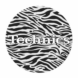 Slipmat Factory Technics Zebra 12" Vinyl Record Slipmats (pair)
