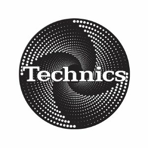 Slipmat Factory Technics Funnel White 12" Vinyl Record Slipmats (pair)