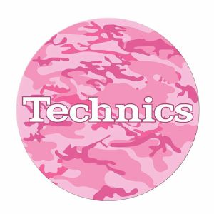 Slipmat Factory Technics Army Pink 12" Vinyl Record Slipmats (pair)