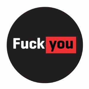 Slipmat Factory Fuck You 12" Vinyl Record Slipmats (pair)