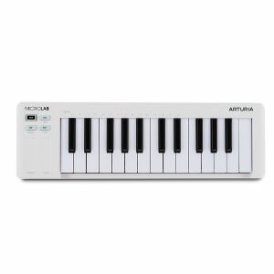 Arturia MicroLab MK3 25-Key USB-C MIDI Keyboard Controller (white)
