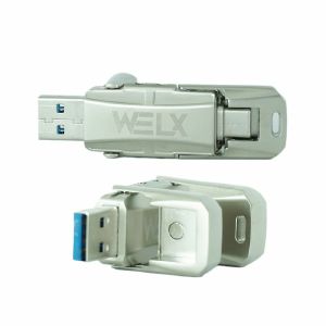 Welx Ultrafast 128GB Dual USB-C & USB-A Drive