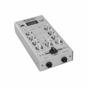 Omnitronic Gnome-202P 2-Channel Mini DJ Mixer With Bluetooth & MP3 Player (silver) (B-STOCK)