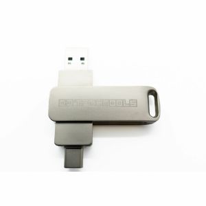 DJ Tech Tools Chroma 128GB Dual USB-A & USB-C Drive (chrome)