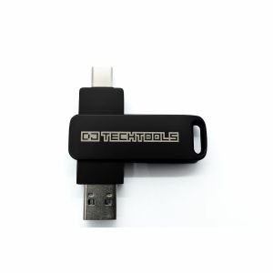 DJ Tech Tools Chroma 128GB Dual USB-A & USB-C Drive (black)