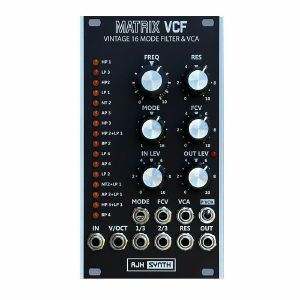 AJH Synth Matrix VCF Vintage 16 Mode Filter & VCA Module (black)