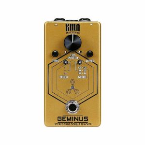 KMA Machines Geminus Stereo True Double Tracker Effects Pedal