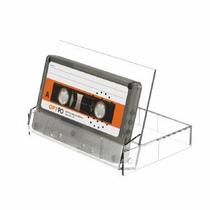 OPT90 Cassette Speaker Portable Bluetooth Speaker (clear black)