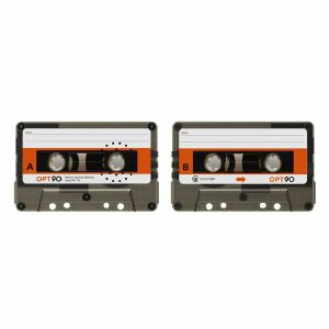 OPT90 Cassette Speaker Portable Bluetooth Speaker (clear black)