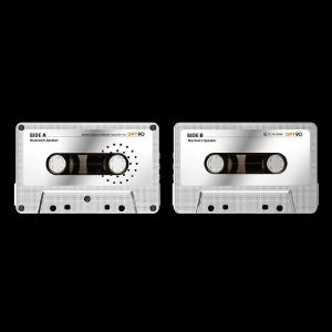 OPT90 Cassette Speaker Portable Bluetooth Speaker (silver)