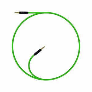 Synth Cables 3.5mm TRS Stereo Audio Cable (1.5m, green, pack of 2)