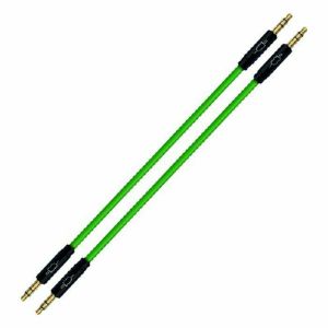 Synth Cables 3.5mm TRS Stereo Audio Cable (1.0m, green, pack of 2)