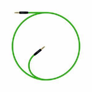 Synth Cables 3.5mm TRS Stereo Audio Cable (30cm, green, pack of 3)