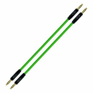Synth Cables 3.5mm TRS Stereo Audio Cable (30cm, green, pack of 3)