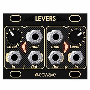 Eowave 1U Levers Dual VCA Module