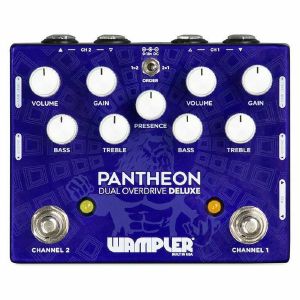 Wampler Pantheon Dual Overdrive Deluxe Effects Pedal (B-STOCK)