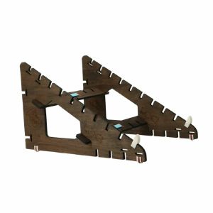 LOCI Dinky 2.0 Compact Single-Tier Synthesiser Interlocking Stand (walnut)