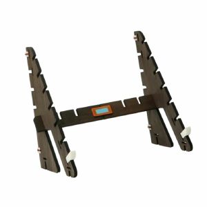 LOCI Dinky 2.0 Compact Single-Tier Synthesiser Interlocking Stand (walnut)