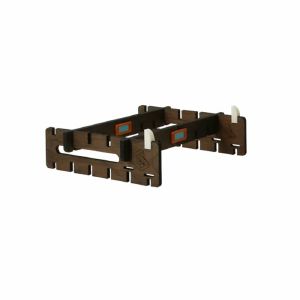 LOCI Expander 2.0 Compact Tier Interlocking Extension Stand (walnut)